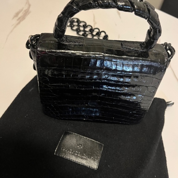 Nancy Gonzalez small black handbag - Picture 2 of 9